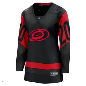 Sebastian Aho Carolina Hurricanes Fanatics Branded Women's 2023 NHL Stadium Series Breakaway Player Jersey - Black