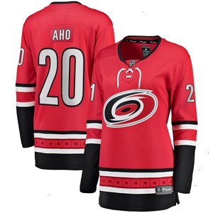 Sebastian Aho Carolina Hurricanes Fanatics Branded Women's Alternate Breakaway Player Jersey - Red