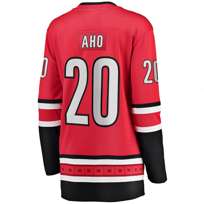 Sebastian Aho Carolina Hurricanes Fanatics Branded Women's Alternate Breakaway Player Jersey - Red