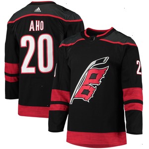 Sebastian Aho Carolina Hurricanes adidas Alternate Primegreen Authentic Pro Player Jersey - Black