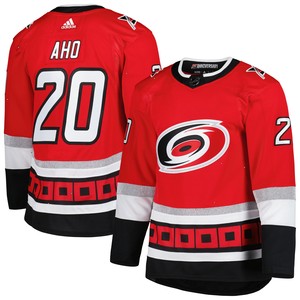 Sebastian Aho Carolina Hurricanes adidas Alternate Primegreen Authentic Pro Player Jersey - Red