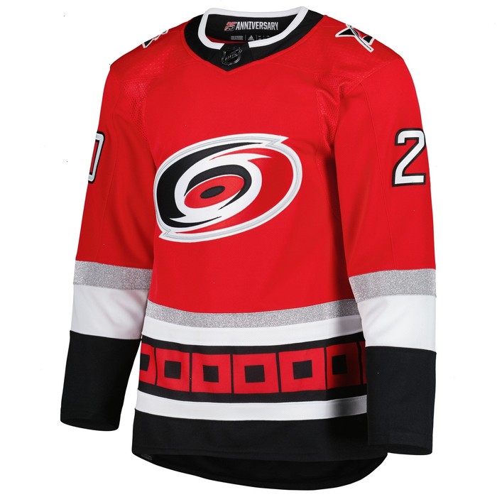 Sebastian Aho Carolina Hurricanes adidas Alternate Primegreen Authentic Pro Player Jersey - Red