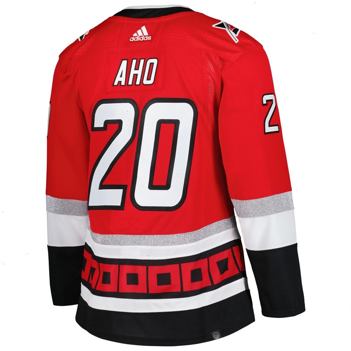 Sebastian Aho Carolina Hurricanes adidas Alternate Primegreen Authentic Pro Player Jersey - Red