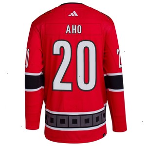 Sebastian Aho Carolina Hurricanes adidas Reverse Retro 2.0 Authentic Player Jersey - Red