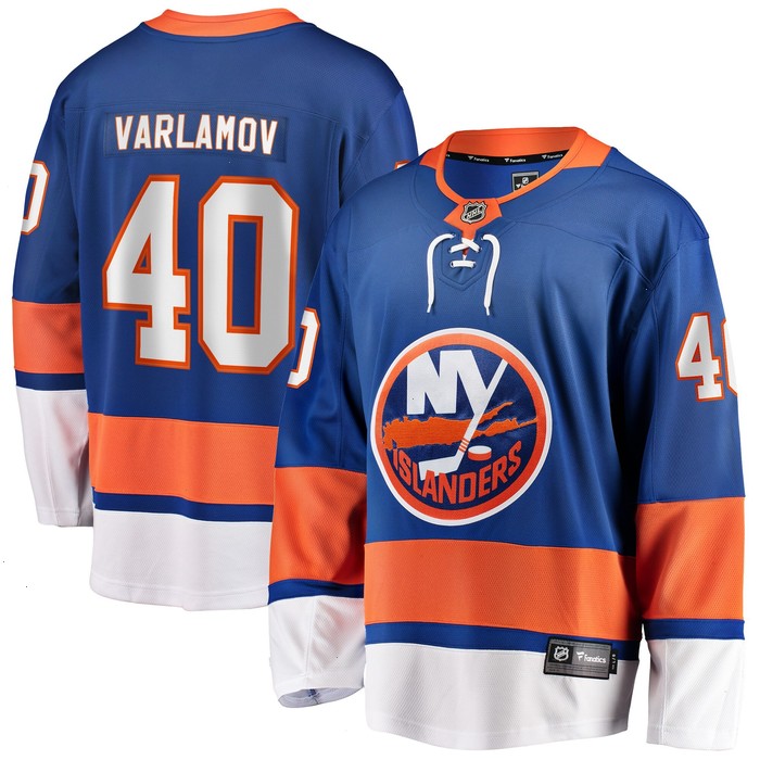 Semyon Varlamov New York Islanders Fanatics Branded Replica Player Jersey - Royal