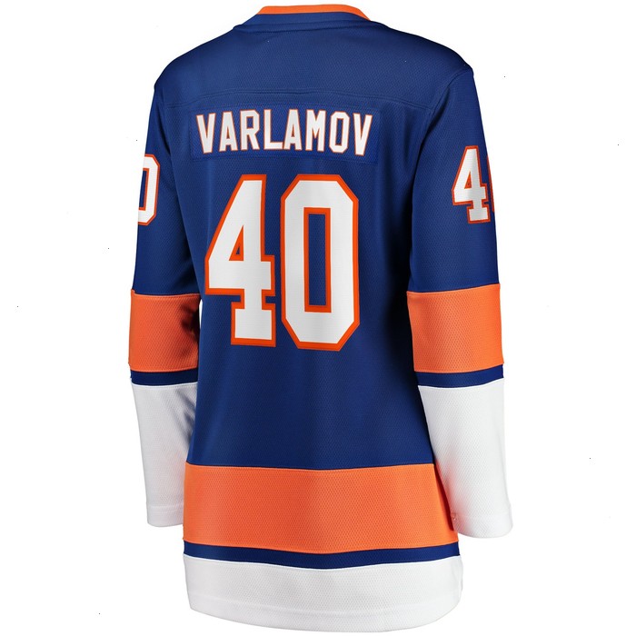 Semyon Varlamov New York Islanders Fanatics Branded Women's Home Breakaway Jersey - Royal