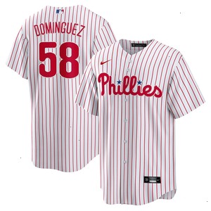 Seranthony Domínguez Philadelphia Phillies Nike Home Replica Player Jersey - White