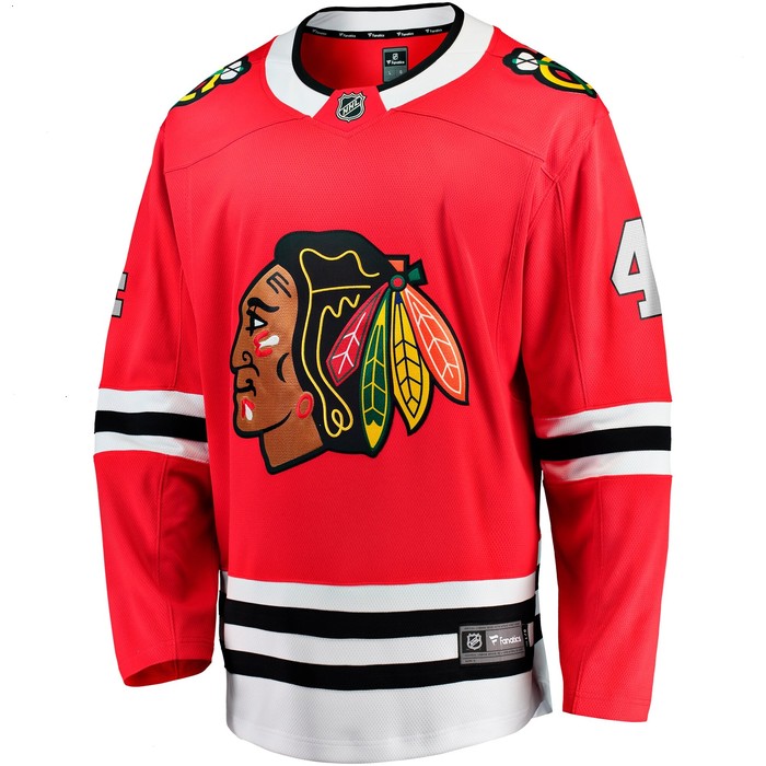 Seth Jones Chicago Blackhawks Fanatics Branded Home Breakaway Player Jersey - Red