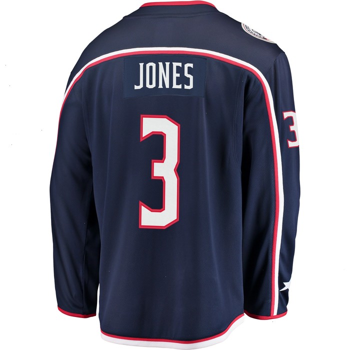 Seth Jones Columbus Blue Jackets Fanatics Branded Breakaway Jersey - Navy