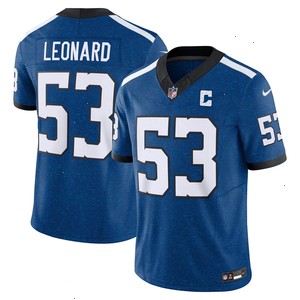 Shaquille Leonard Indianapolis Colts Nike Vapor F.U.S.E. Limited Jersey - Blue