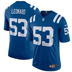 Shaquille Leonard Indianapolis Colts Nike Vapor Limited Jersey - Royal