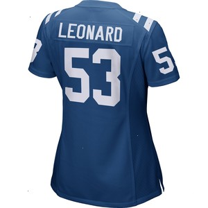 Shaquille Leonard Indianapolis Colts Nike Women's Game Jersey - Royal