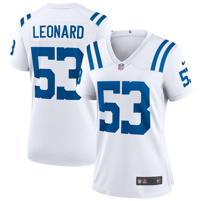 Shaquille Leonard Indianapolis Colts Nike Women's Game Player Jersey - White