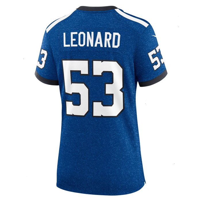 Shaquille Leonard Indianapolis Colts Nike Women's Player Jersey - Blue