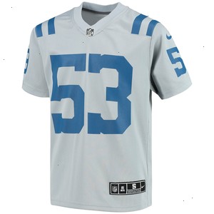 Shaquille Leonard Indianapolis Colts Nike Youth Inverted Team Game Jersey - Gray