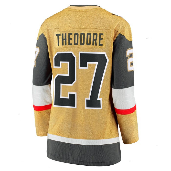 Shea Theodore Vegas Golden Knights Women's Fanatics Branded Home Breakaway Jersey - Gold