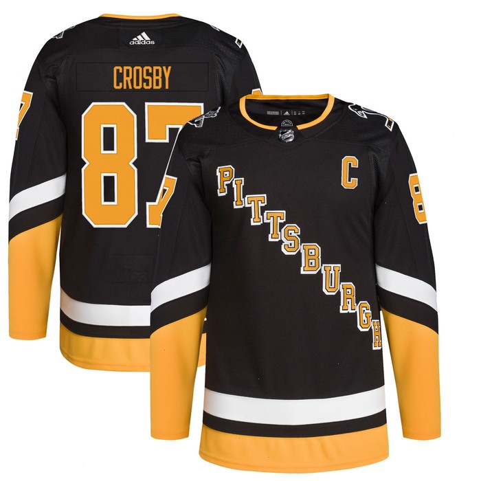 Sidney Crosby Pittsburgh Penguins adidas Alternate Primegreen Authentic Pro Player Jersey - Black