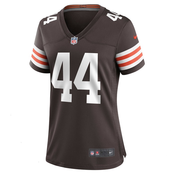 Sione Takitaki Cleveland Browns Nike Women's Game Jersey - Brown