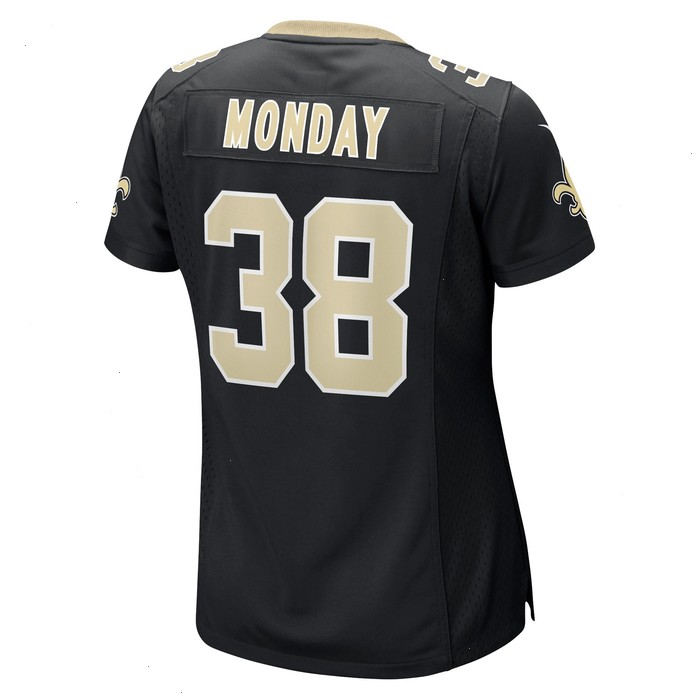 Smoke Monday New Orleans Saints Nike Women's Game Player Jersey - Black