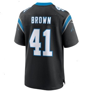 Spencer Brown Carolina Panthers Nike Team Game Jersey - Black