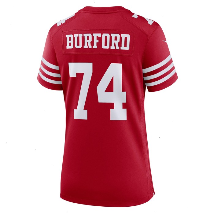 Spencer Burford San Francisco 49ers Nike Women's Game Player Jersey - Scarlet