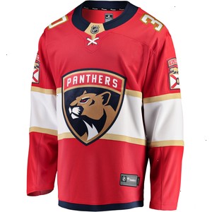 Spencer Knight Florida Panthers Fanatics Branded 2017/18 Home Breakaway Replica Jersey - Red