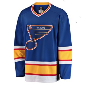 St. Louis Blues Fanatics Branded Premier Breakaway Heritage Blank Jersey - Blue