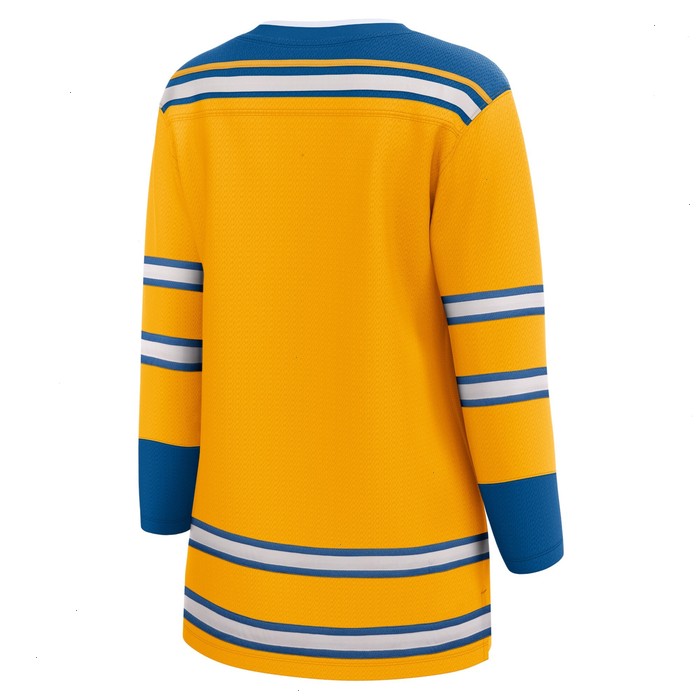 St. Louis Blues Fanatics Branded Women's Special Edition 2.0 Breakaway Blank Jersey - Yellow