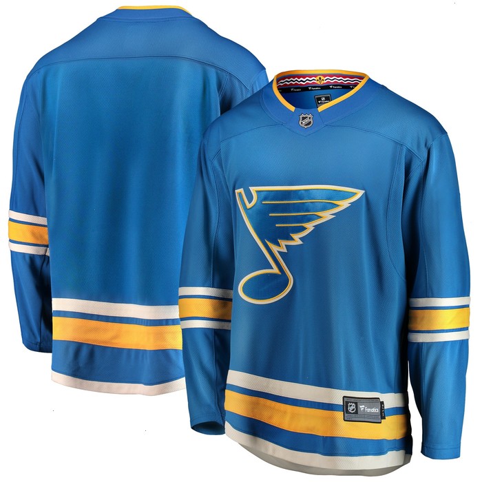 St. Louis Blues Fanatics Branded Youth Alternate Breakaway Jersey - Blue