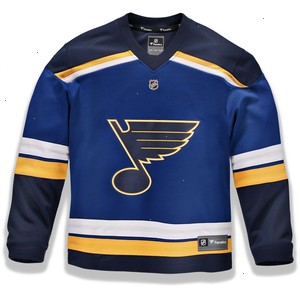 St. Louis Blues Fanatics Branded Youth Home Replica Blank Jersey - Blue