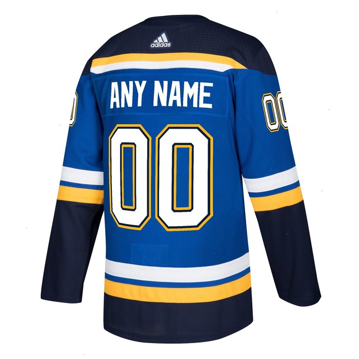 St. Louis Blues adidas Authentic Custom Jersey - Blue