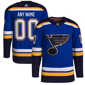 St. Louis Blues adidas Home Authentic Pro Custom Jersey - Royal