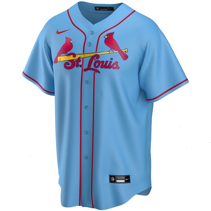 St. Louis Cardinals Nike Alternate Replica Custom Jersey - Light Blue