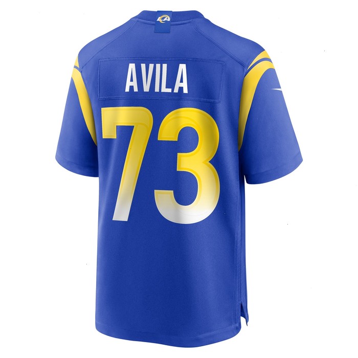 Steve Avila Los Angeles Rams Nike Home Game Jersey - Royal