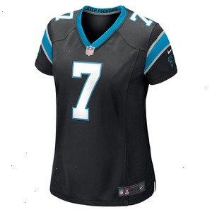 Steve Beuerlein Carolina Panthers Nike Women's Retired Player Jersey - Black