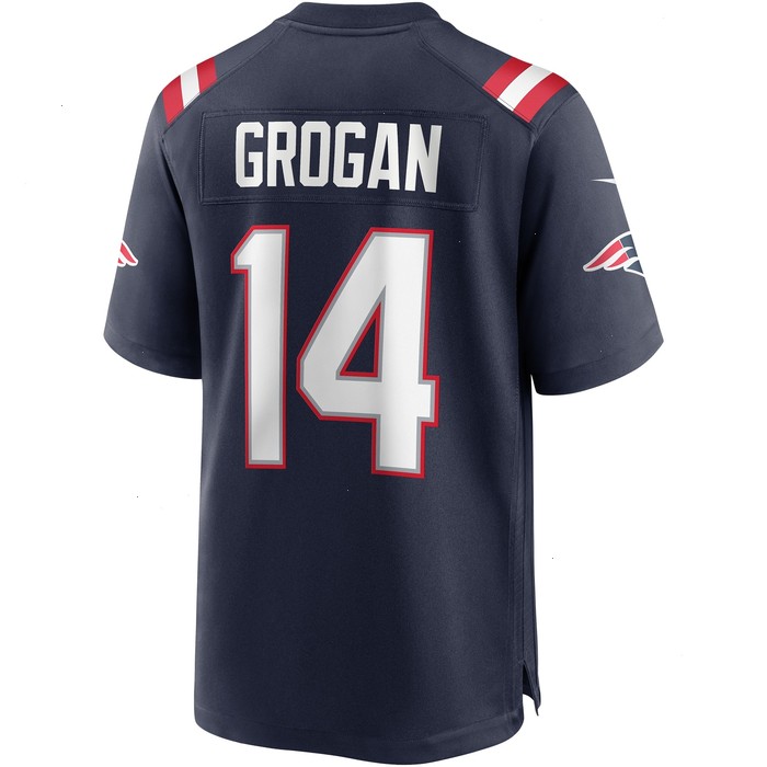 Steve Grogan New England Patriots Nike Game Retired Player Jersey - Navy