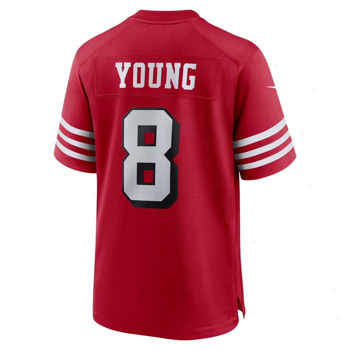 Steve Young San Francisco 49ers Nike Retired Alternate Game Jersey - Scarlet