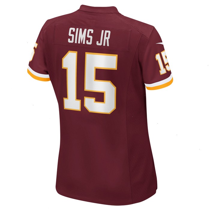 Steven Sims Jr. Washington Football Team Nike Women's Game Player Jersey -Burgundy