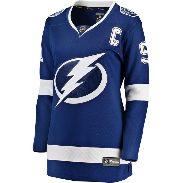 Steven Stamkos Tampa Bay Lightning Fanatics Branded Women's Home Breakaway Player Jersey - Blue