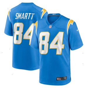 Stone Smartt Los Angeles Chargers Nike Team Game Jersey - Powder Blue