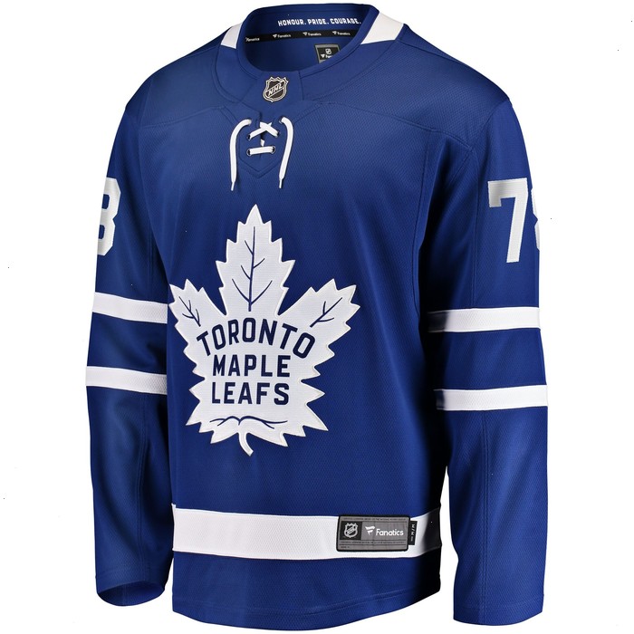 TJ Brodie Toronto Maple Leafs Fanatics Branded Home Breakaway Player Jersey - Blue