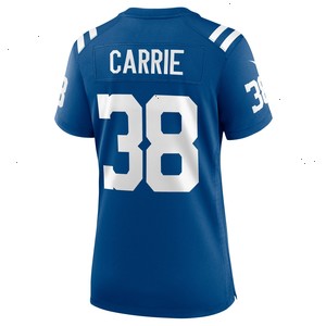 T.J. Carrie Indianapolis Colts Nike Women's Game Jersey - Royal