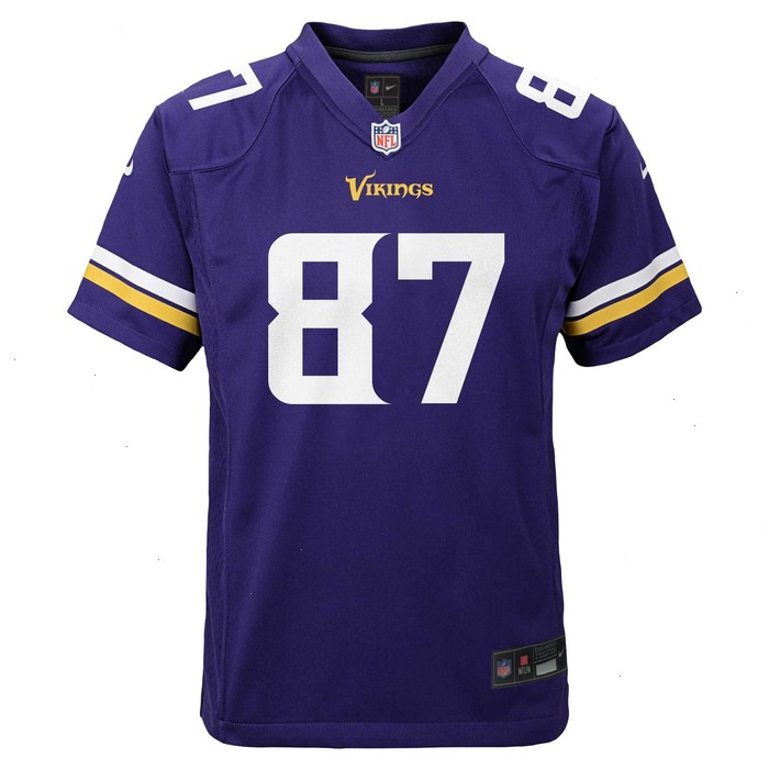 T.J. Hockenson Minnesota Vikings Nike Youth Game Jersey - Purple