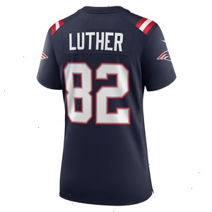 T.J. Luther New England Patriots Nike Women's Team Game Jersey - Navy