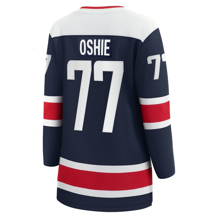 TJ Oshie Washington Capitals Fanatics Branded Women's 2020/21 Alternate Premier Breakaway Player Jersey - Navy