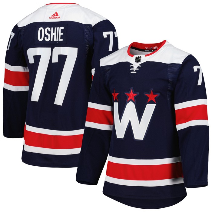 TJ Oshie Washington Capitals adidas Alternate Primegreen Authentic Pro Player Jersey - Navy