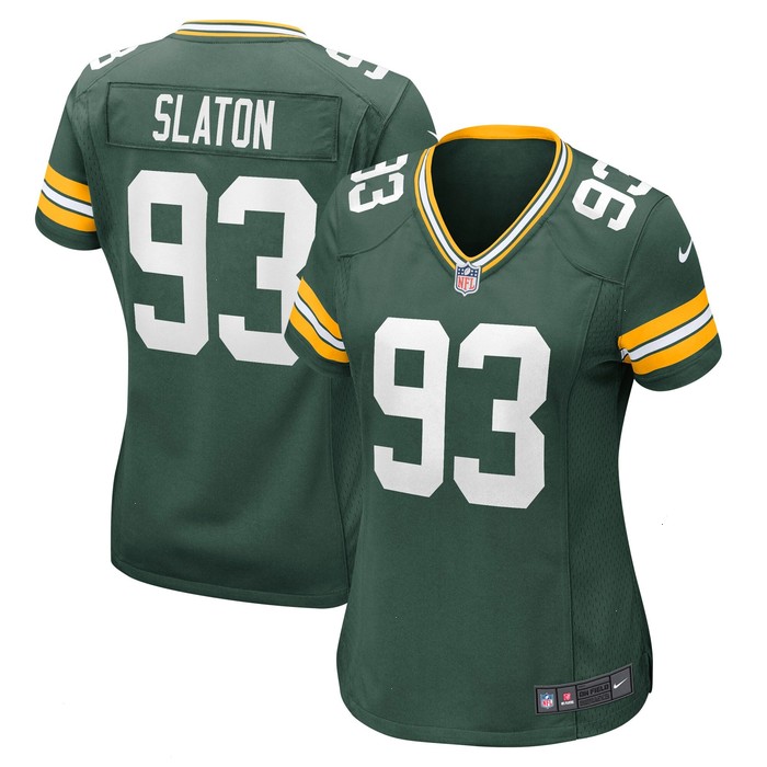 T.J. Slaton Green Bay Packers Nike Women's Game Jersey - Green