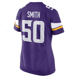 TJ Smith Minnesota Vikings Nike Women's Home Game Player Jersey - Purple