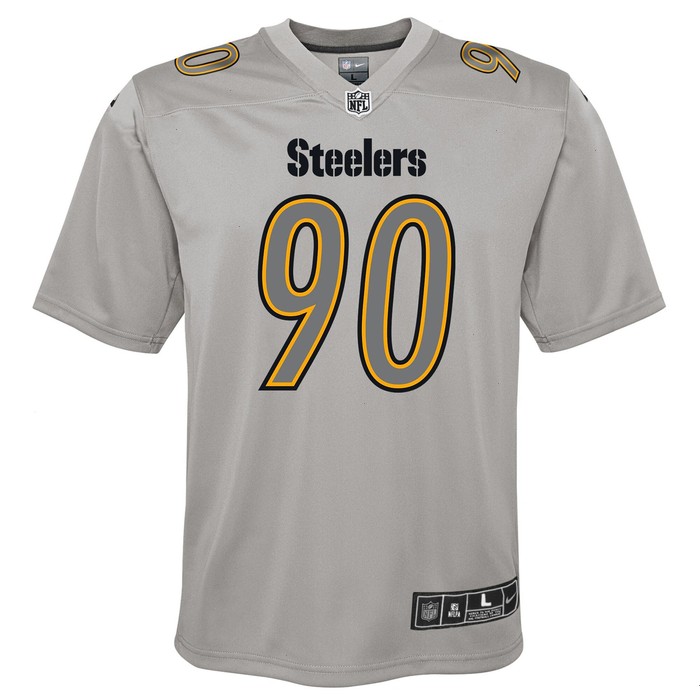 T.J. Watt Pittsburgh Steelers Nike Youth Atmosphere Game Jersey - Gray