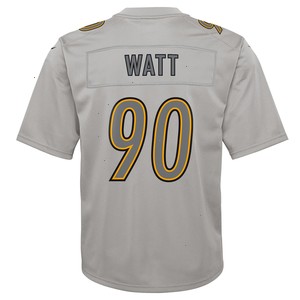 T.J. Watt Pittsburgh Steelers Nike Youth Atmosphere Game Jersey - Gray